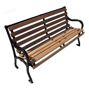 Iron Valley Slatted Bench